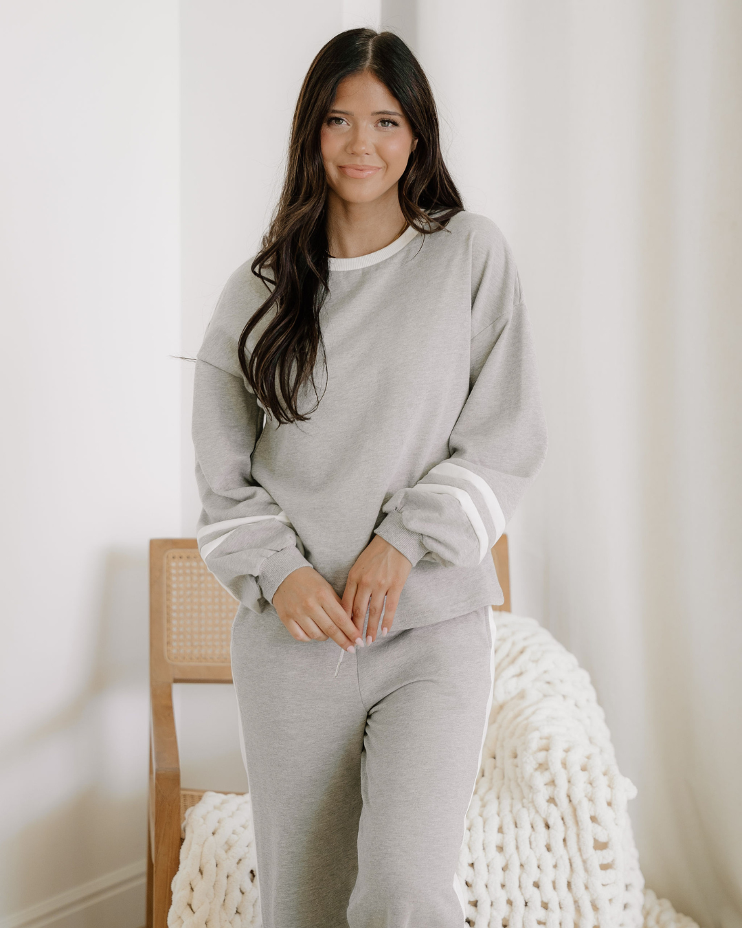 Jordyn Varsity Long Sleeve Pullover & Pants