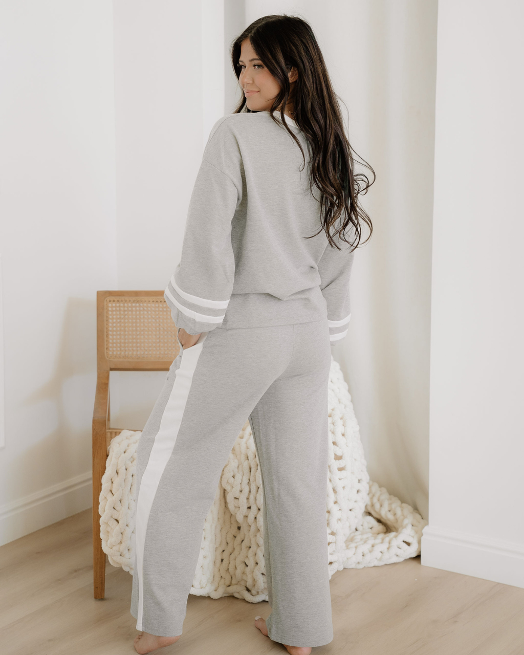 Jordyn Varsity Long Sleeve Pullover & Pants