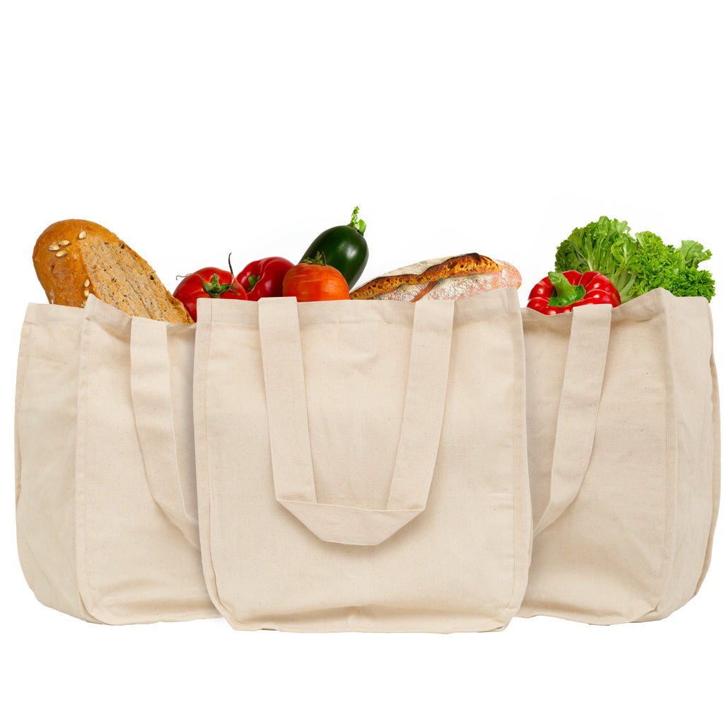 Canvas Grocery Tote Bags | Haven