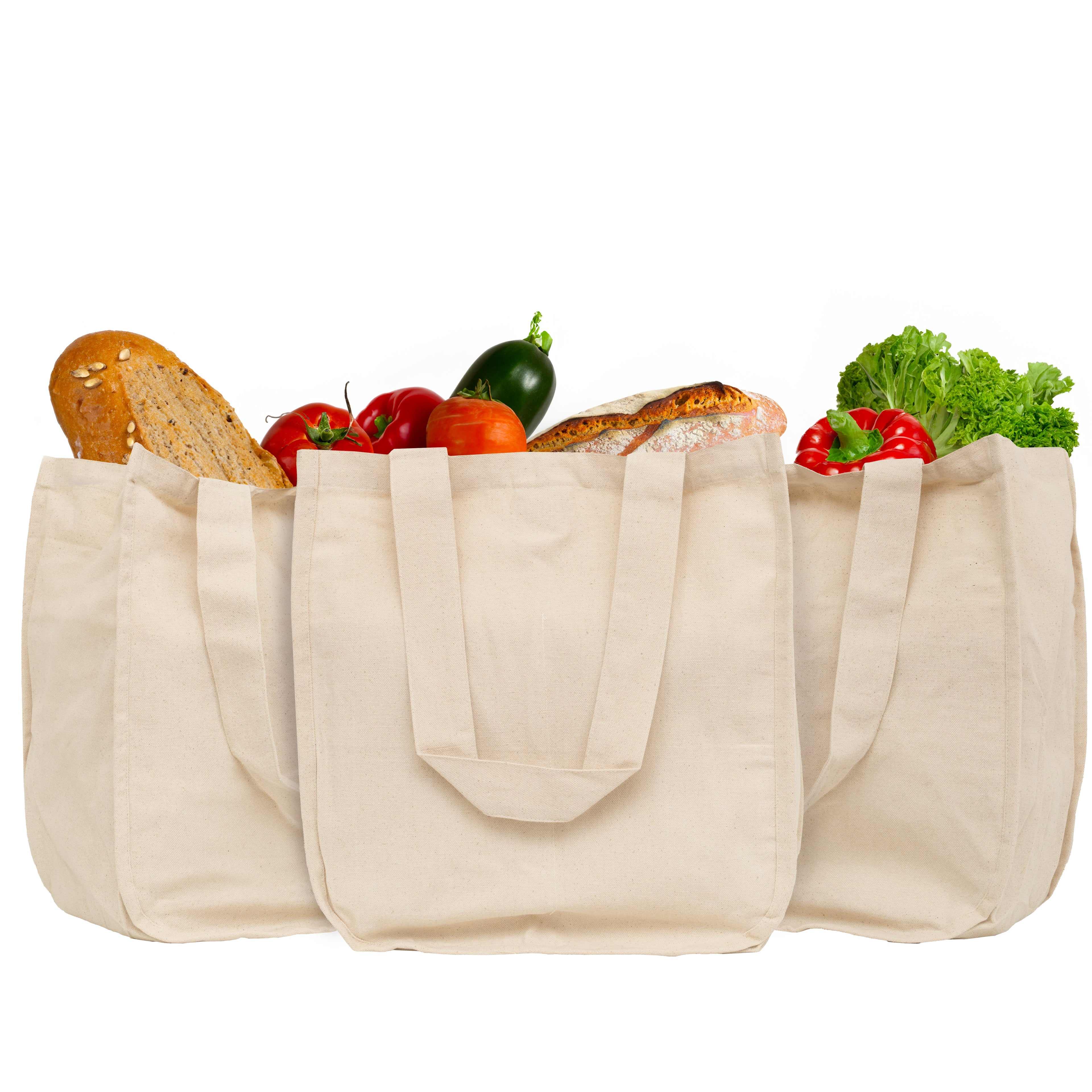 Canvas Grocery Tote Bags | Haven