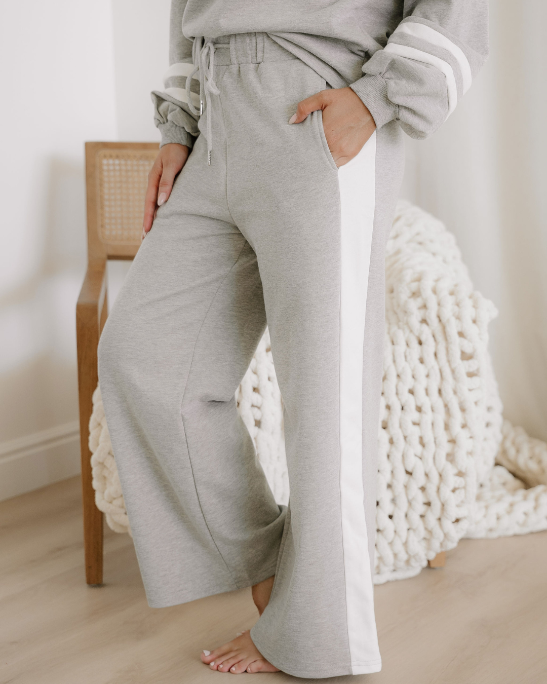 Jordyn Varsity Long Sleeve Pullover & Pants