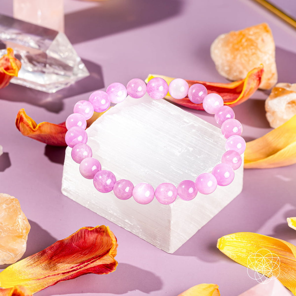 Pink Kunzite Crystal Bracelet | Haven