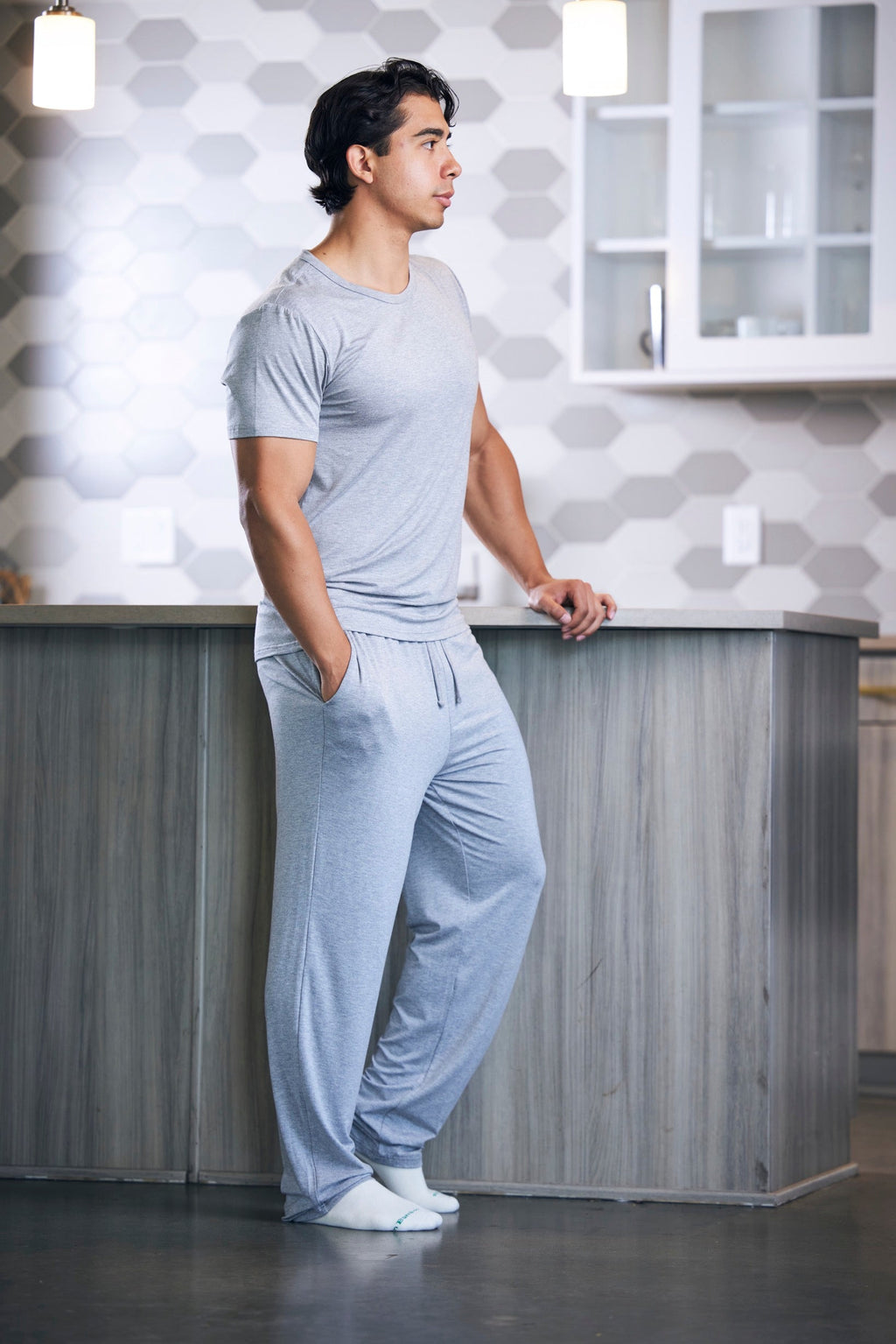 Men's Bamboo Pajama Set – Top & Pants