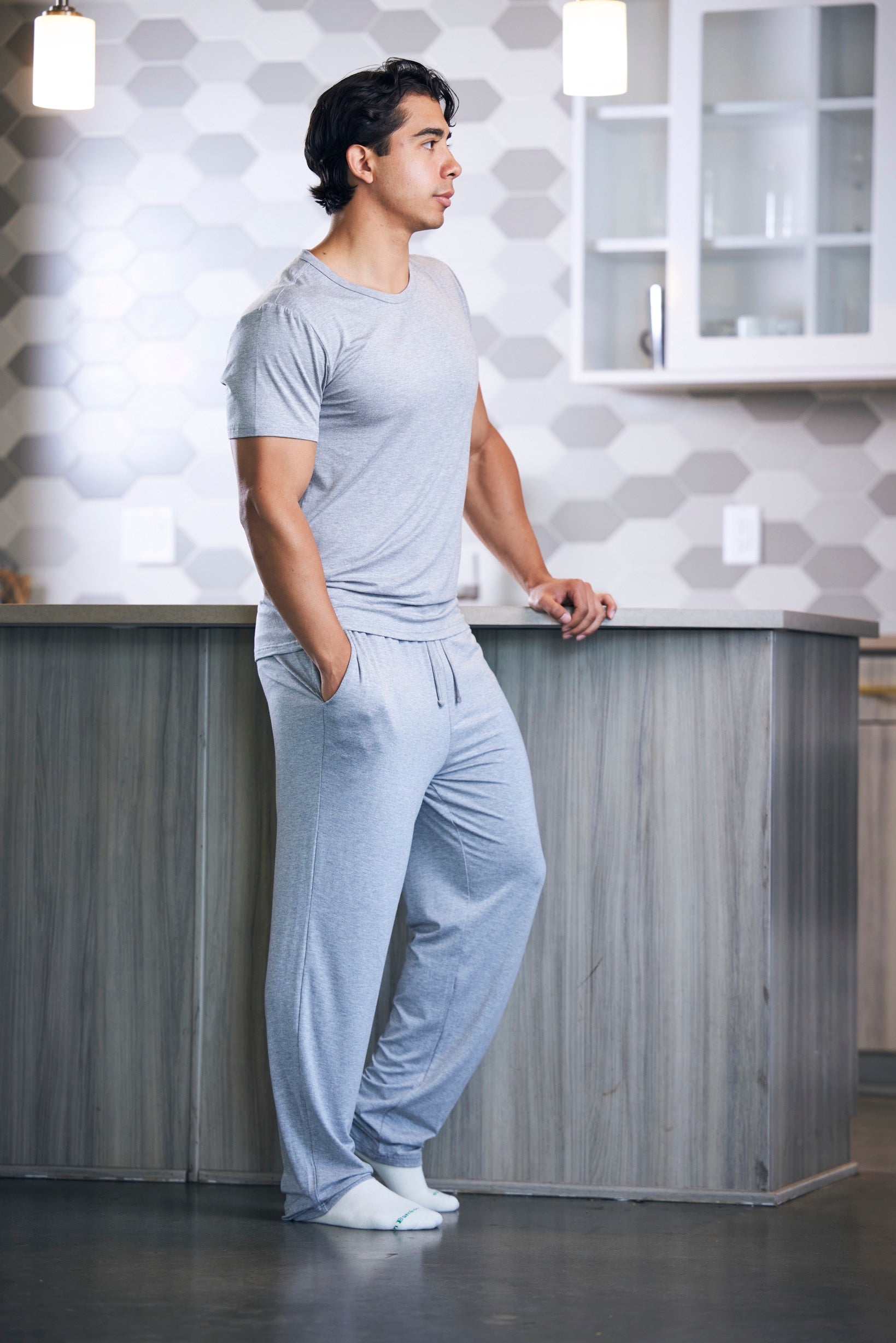 Men's Bamboo Pajama Set – Top & Pants