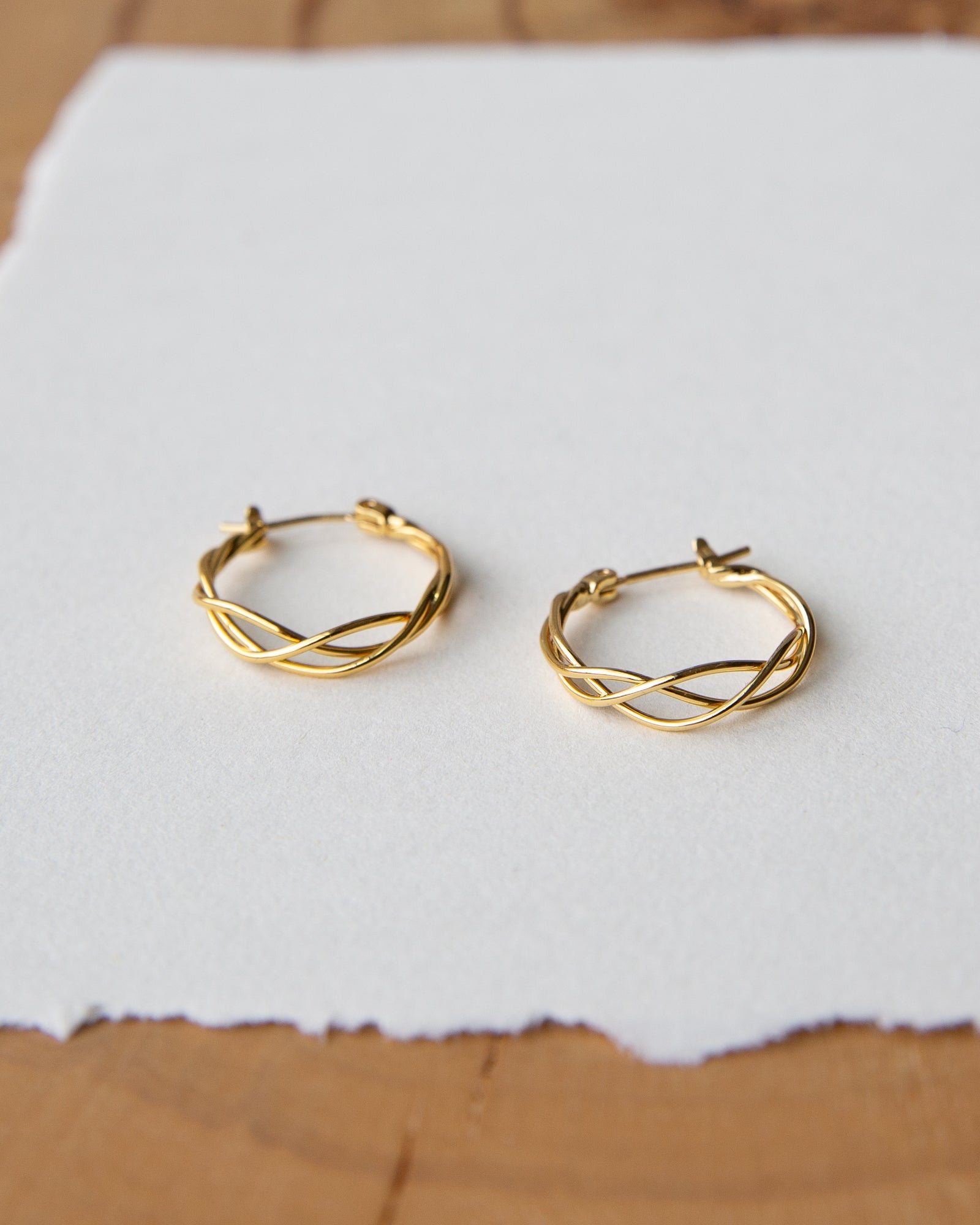 Braided Hoop Earrings | Haven