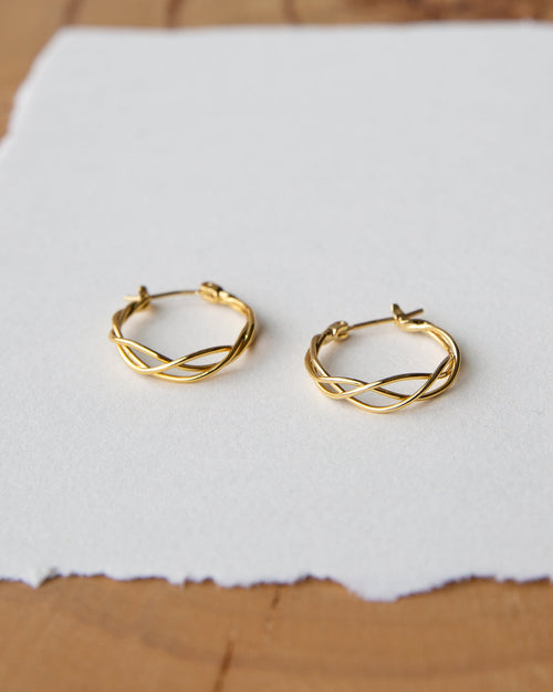 Braided Hoop Earrings | Haven