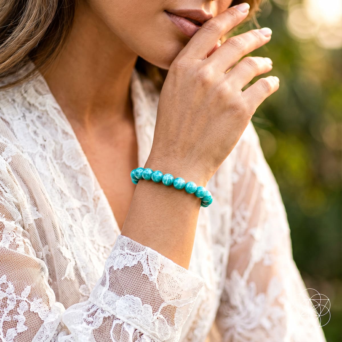 Blue Amazonite Crystal Bracelet | Haven