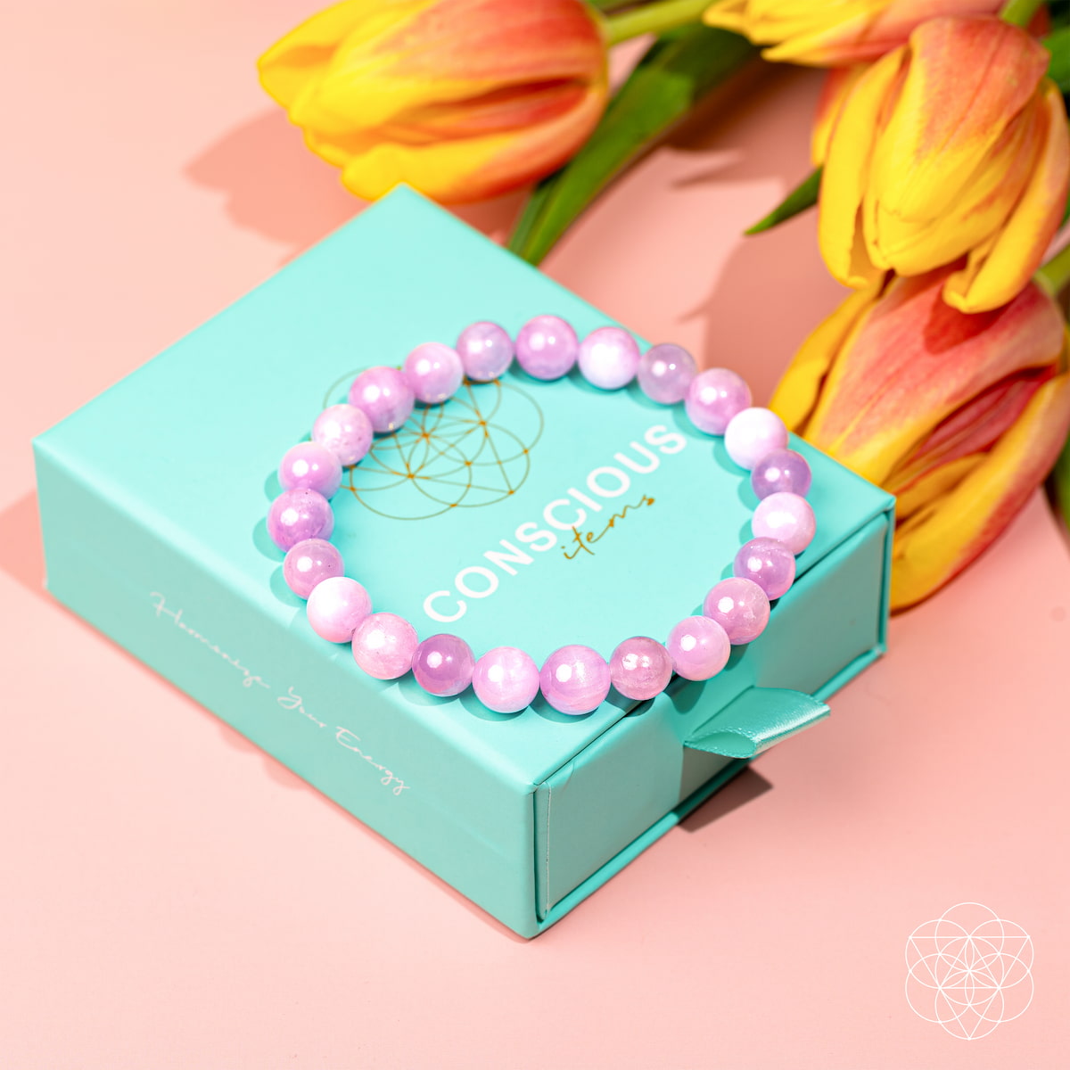 Pink Kunzite Crystal Bracelet | Haven