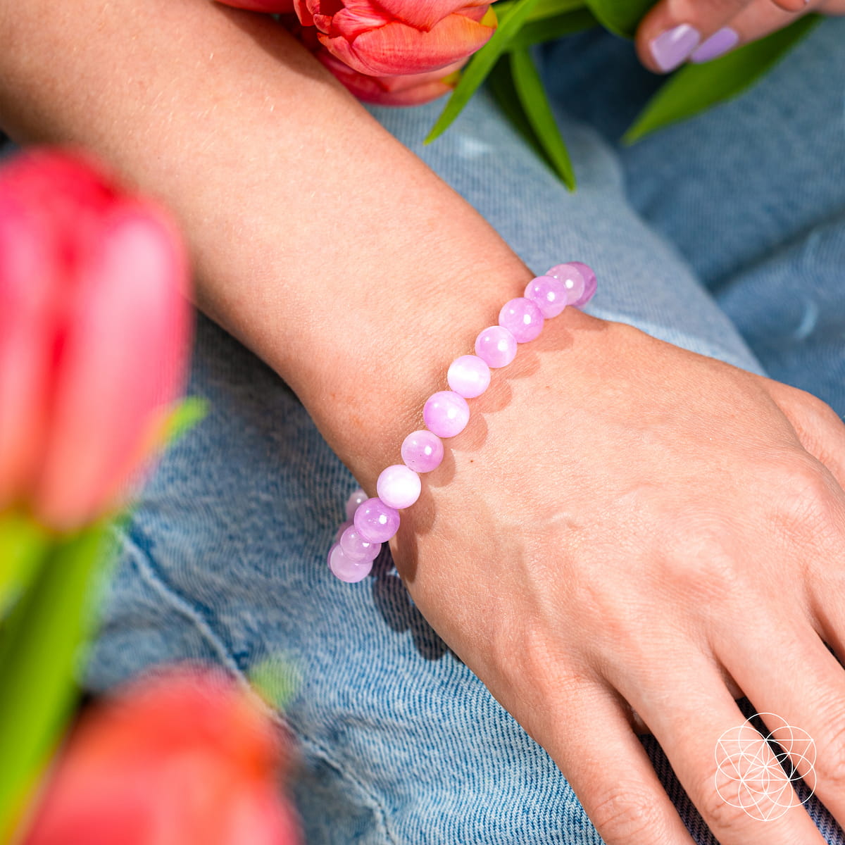 Pink Kunzite Crystal Bracelet | Haven