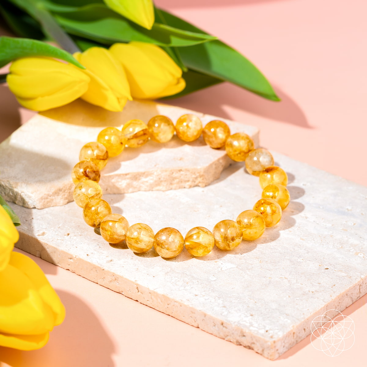 Golden Healer Quartz Crystal Bracelet