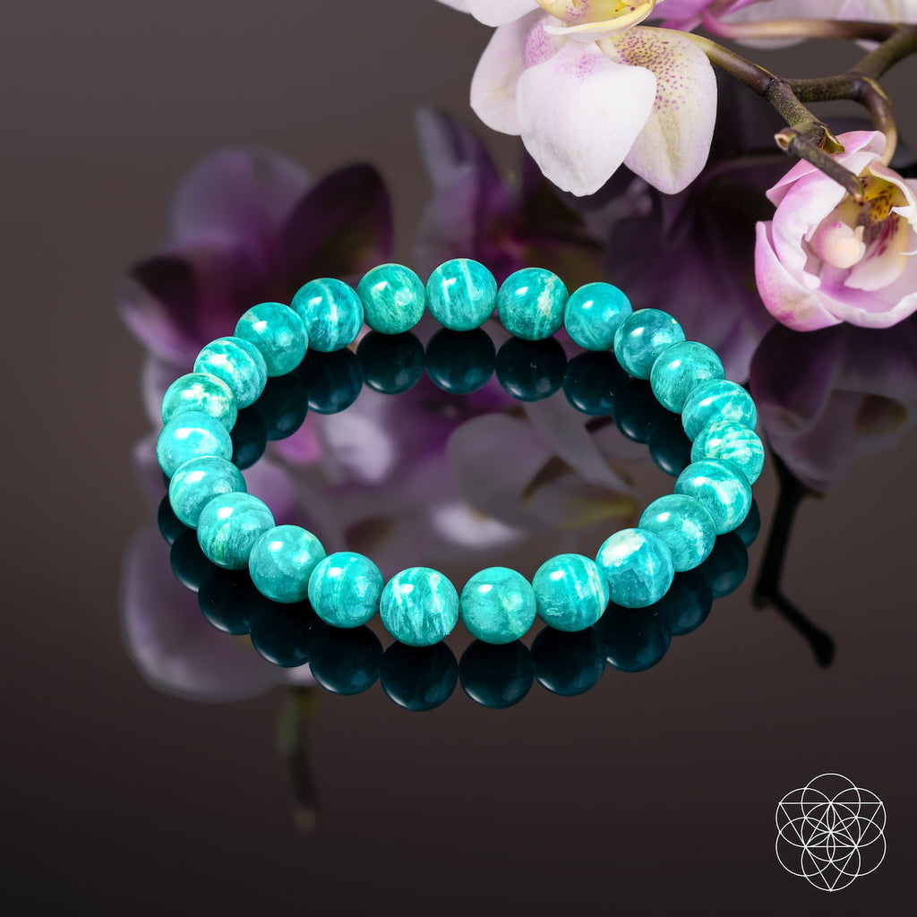 Blue Amazonite Crystal Bracelet | Haven