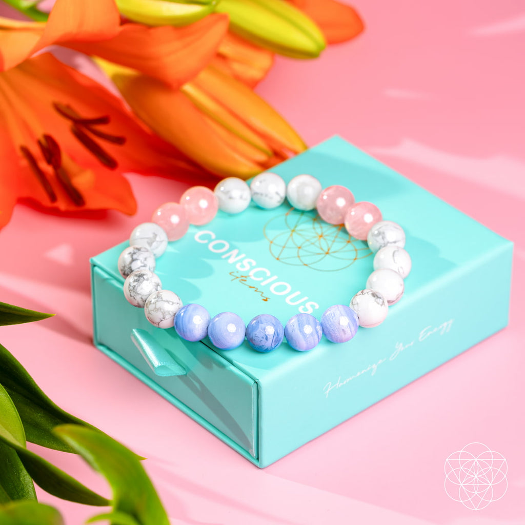 Deep Sleep Crystal Trio Bracelet | Haven