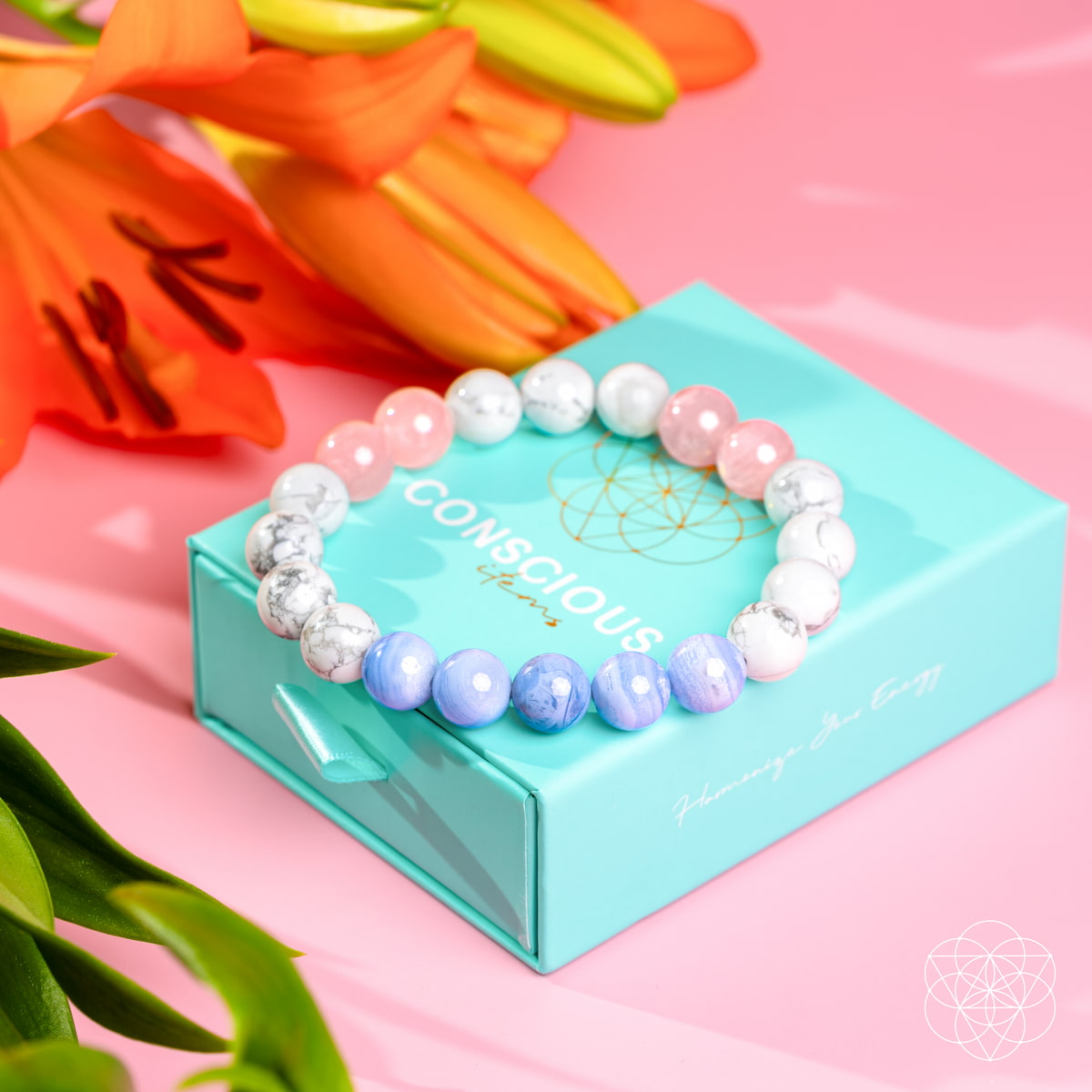 Deep Sleep Crystal Trio Bracelet | Haven