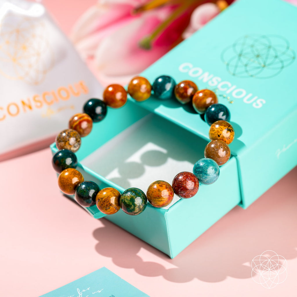 Ocean Jasper Crystal Bracelet | Haven