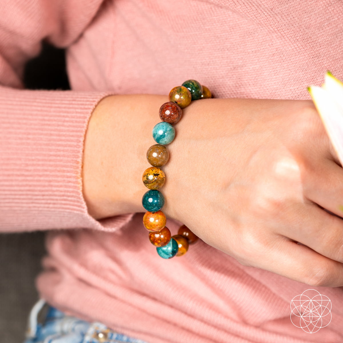 Ocean Jasper Crystal Bracelet | Haven