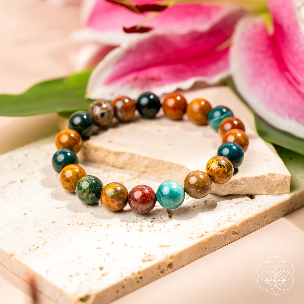 Ocean Jasper Crystal Bracelet | Haven
