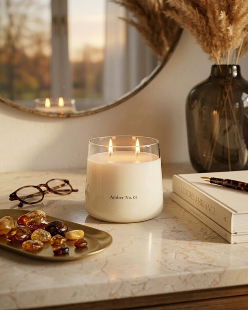 Amber No. 01 Scented Candle | Haven