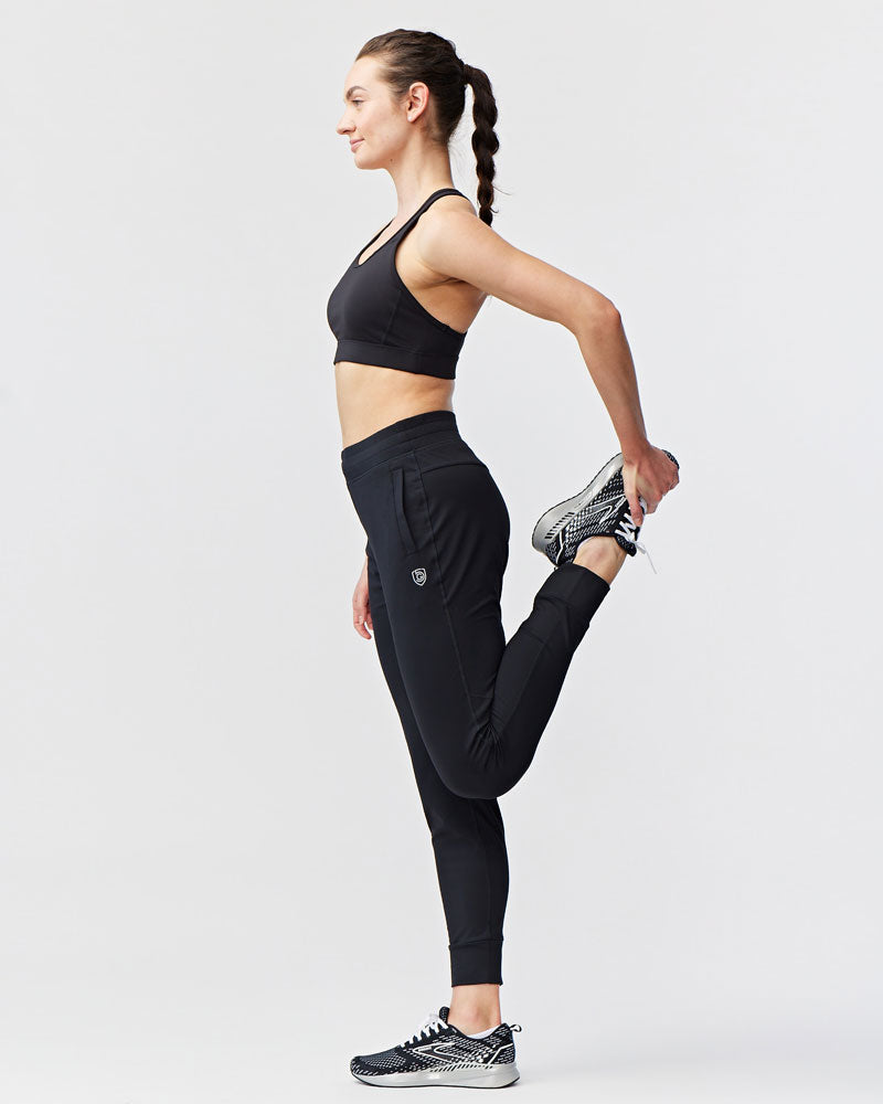 Valia Women's Black Jogger Pants | Haven