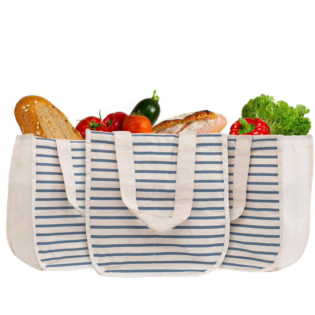 Canvas Grocery Tote Bags | Haven