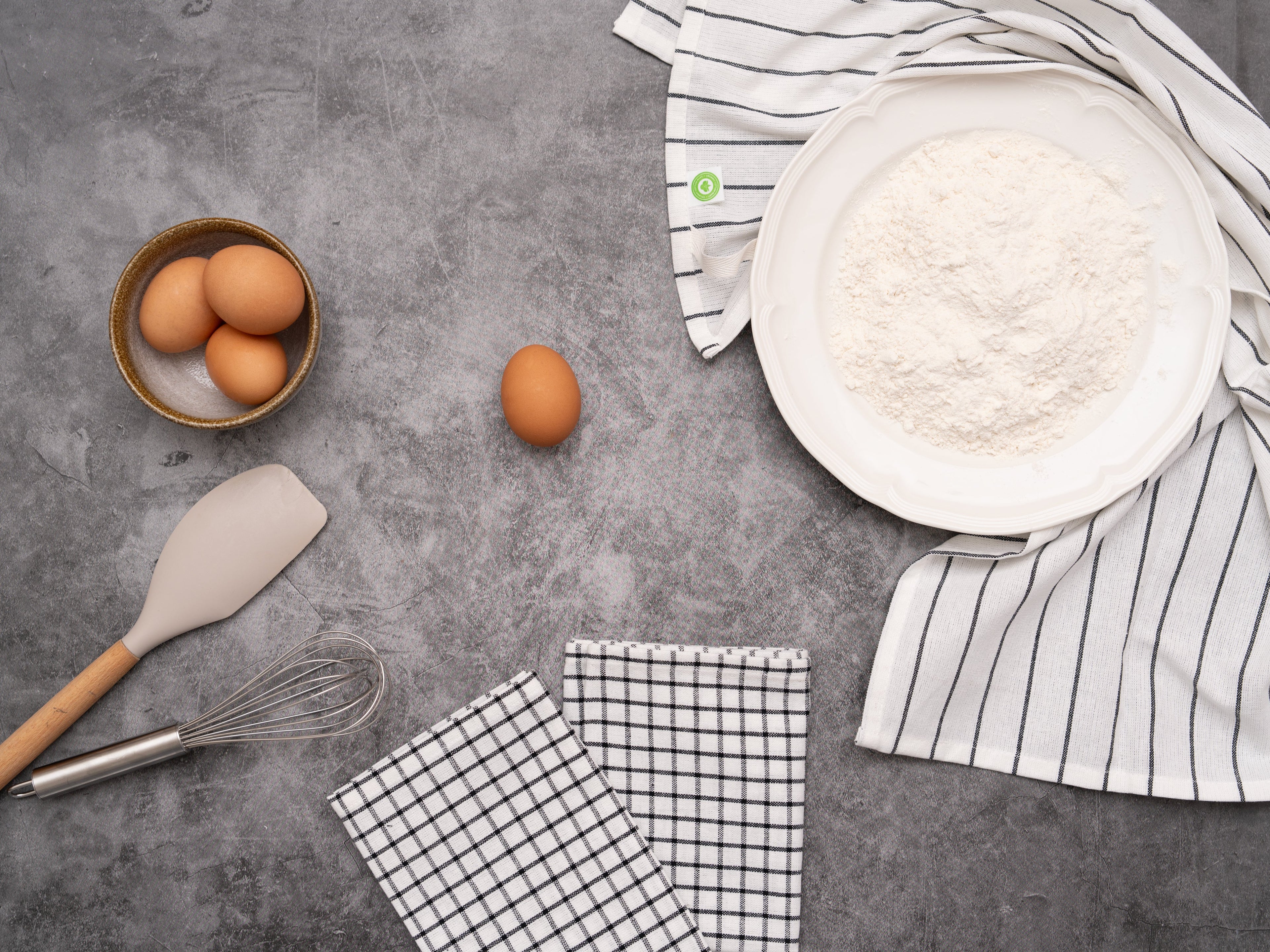 Stripe & Check Kitchen Towel Set | Haven