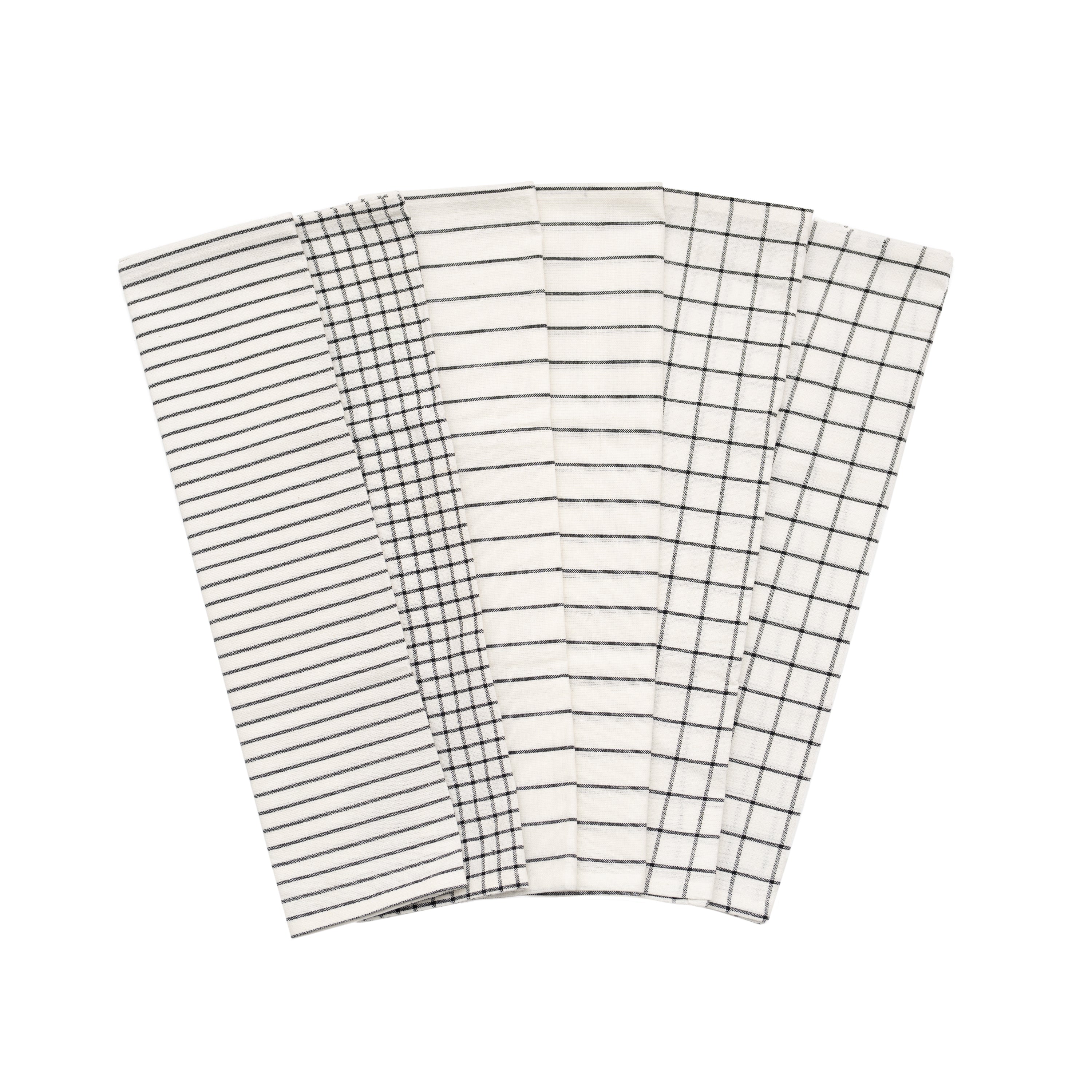 Stripe & Check Kitchen Towel Set | Haven