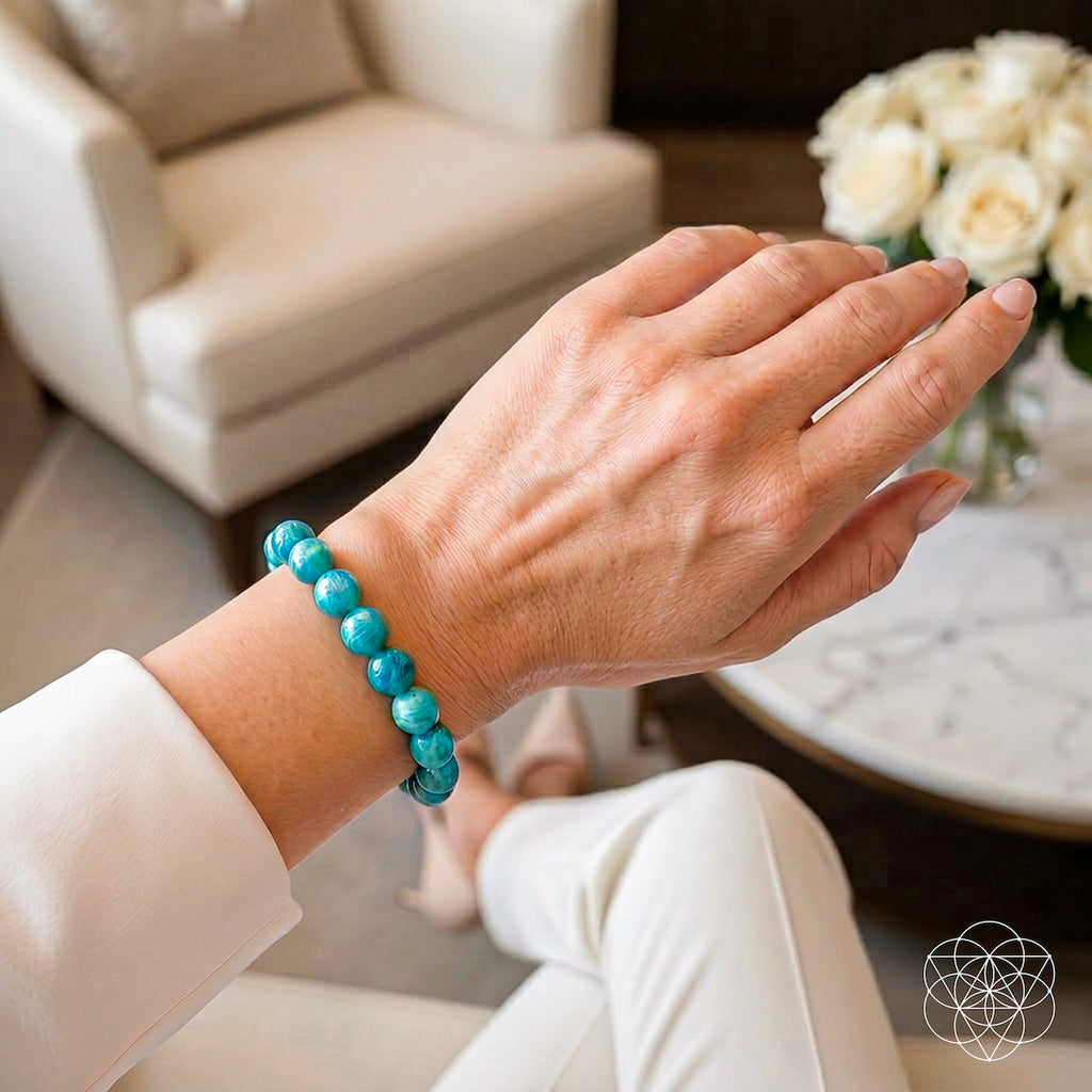 Blue Amazonite Crystal Bracelet | Haven