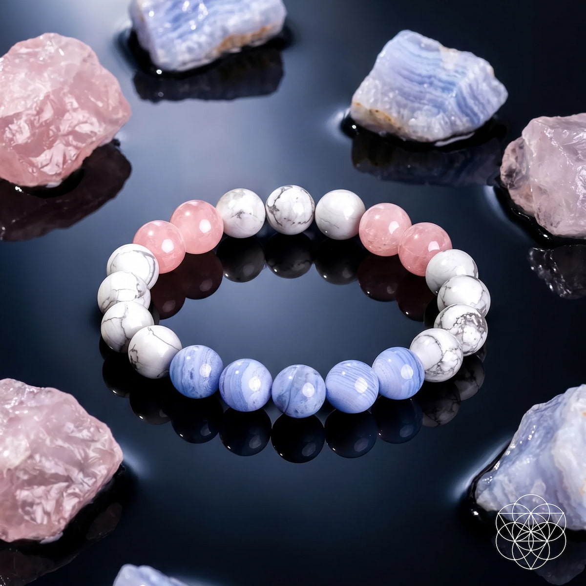 Deep Sleep Crystal Trio Bracelet | Haven