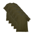 Men's Bamboo T-Shirt Military Olive 5-Pack