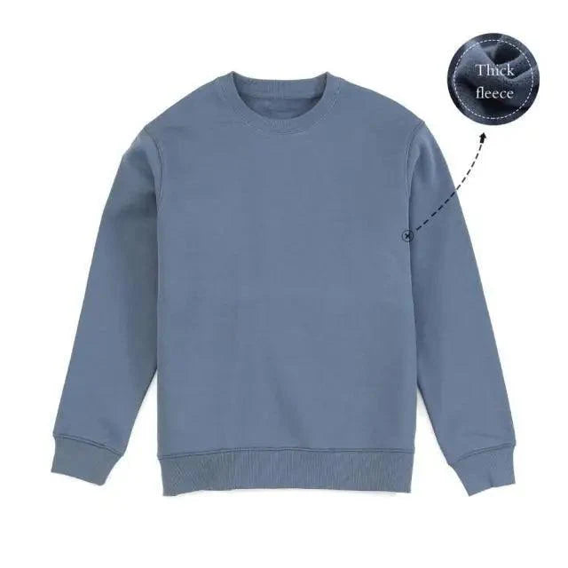 Men's Casual O-Neck Minimalist Sweatshirt