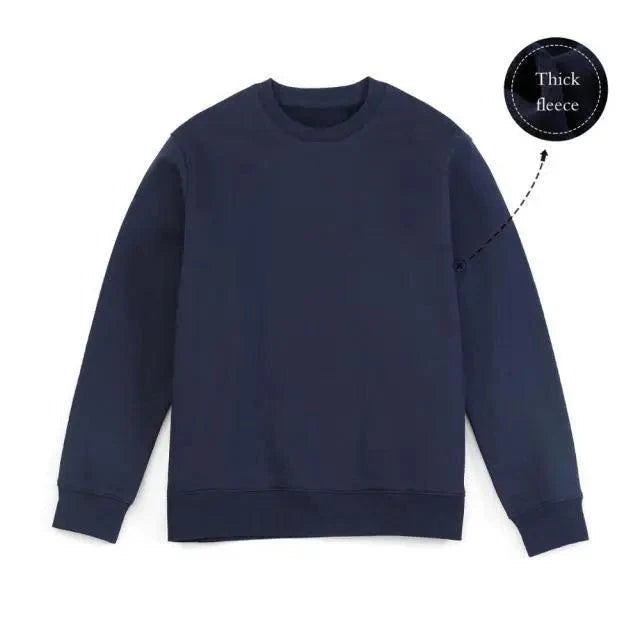 Men's Casual O-Neck Minimalist Sweatshirt