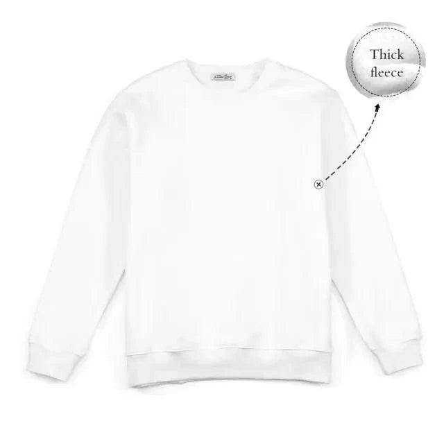 Men's Casual O-Neck Minimalist Sweatshirt