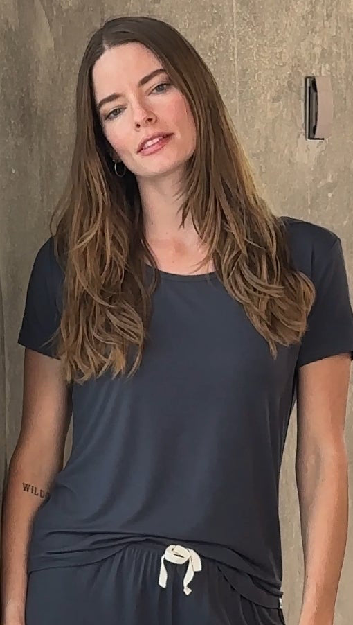 Women's Bamboo Lounge Short Sleeve T-Shirt