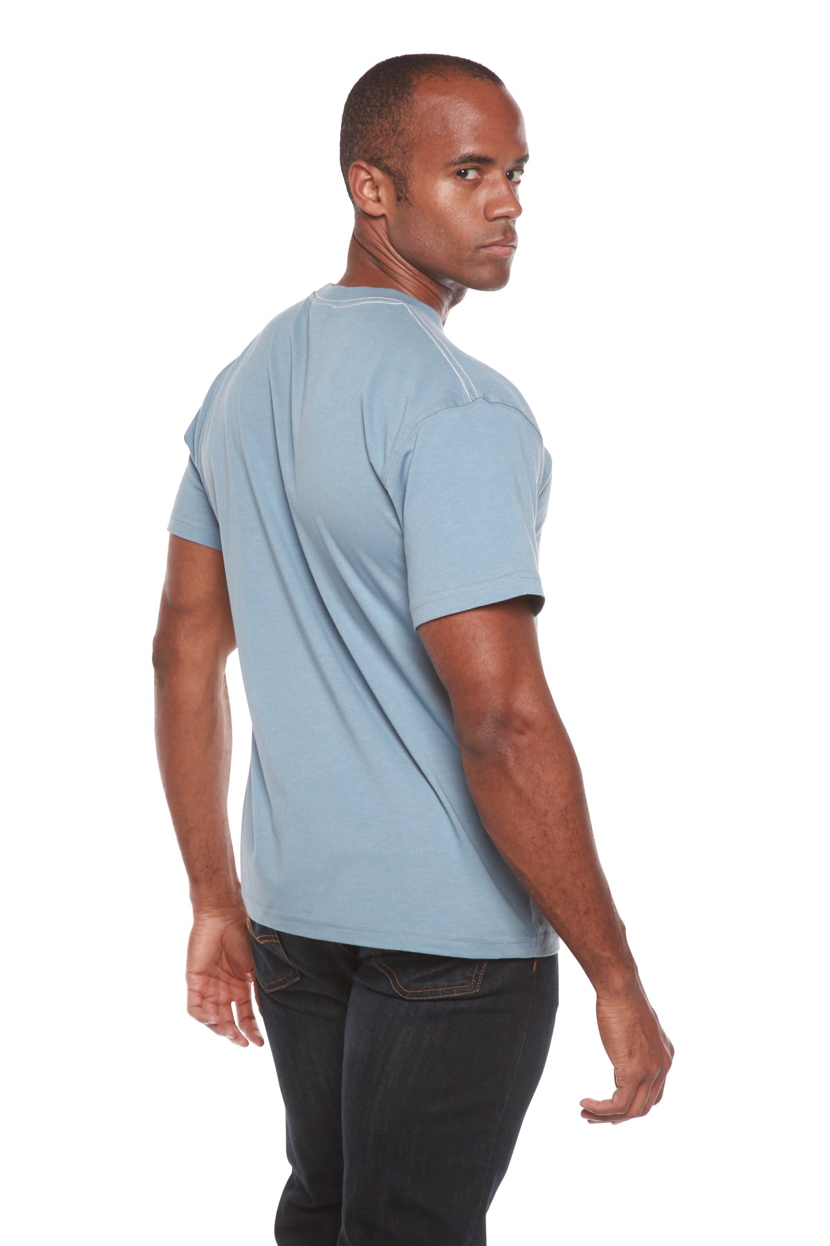 Men's Bamboo Contrast Stitch T-Shirt