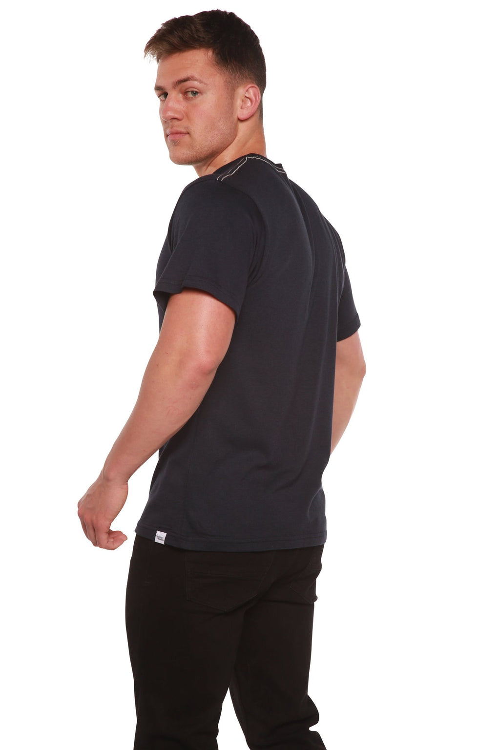 Men's Bamboo Contrast Stitch T-Shirt