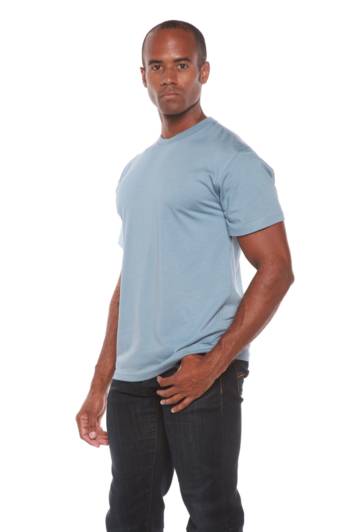 Men's Bamboo Contrast Stitch T-Shirt
