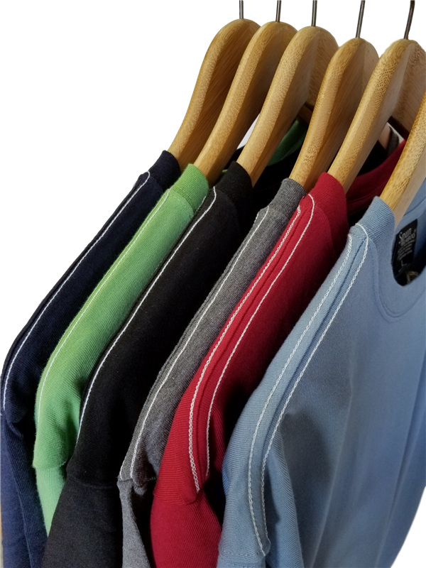 Men's Bamboo Contrast Stitch T-Shirt